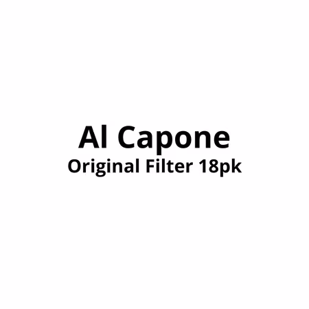 Al Capone Original Filter 18pk x 10stk Kartong - 1819,-