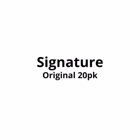 Signature Original 20pk x 5stk Kartong - 1899,-