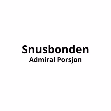 Snusbonden Admiral Porsjon | 10 stk - 989,-