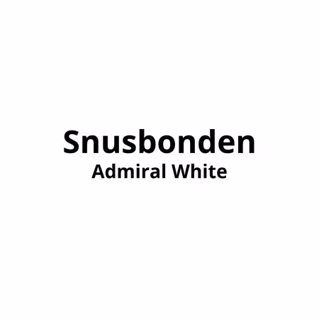 Snusbonden Admiral White | 10 stk - 889,-