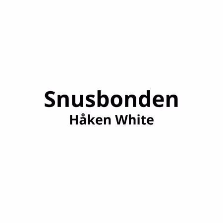 Snusbonden Håken White | 10 stk - 889,-