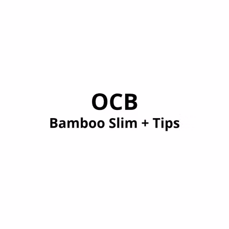 OCB Bamboo Slim + Tips 4pk - 99,-