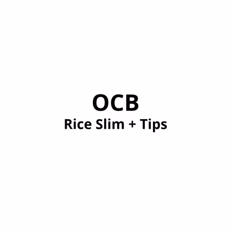 OCB Rice Slim + Tips 4pk - 99,-