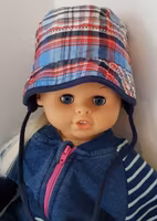 Rutig sommarhatt från MaxiMo-