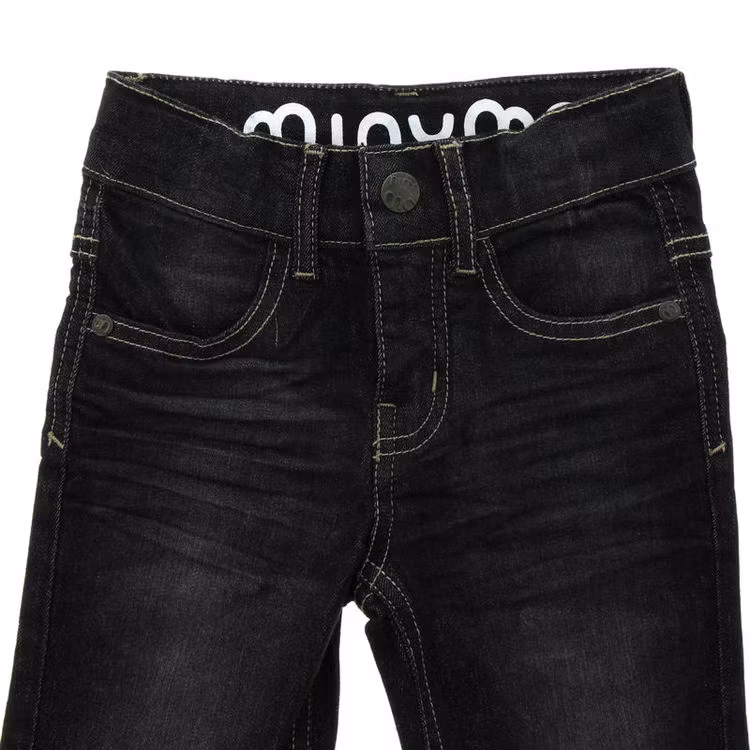 Svarta jeans Malvin från Minymo.