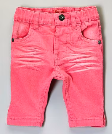 Rosa jeans-capri Eda från Me Too