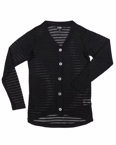 Tunn svart cardigan Heidi-544 från D-XEL