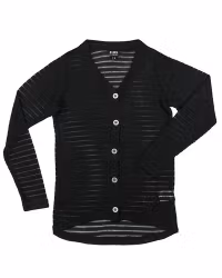 Tunn svart cardigan Heidi-544 från D-XEL