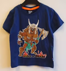 Cool blå t-shirt Krage-51 från Kids Up.