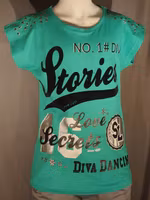 Grön t-shirt Bine-616 från D-XEL.