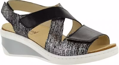 Sandal Viveka Svart/Silver från Cinnamon