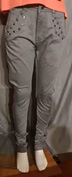 Grå jeans Amber-622 från D-XEL.