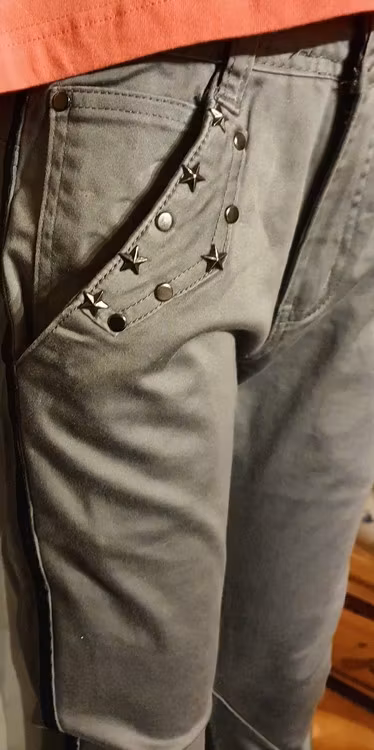 Grå jeans Amber-622 från D-XEL.