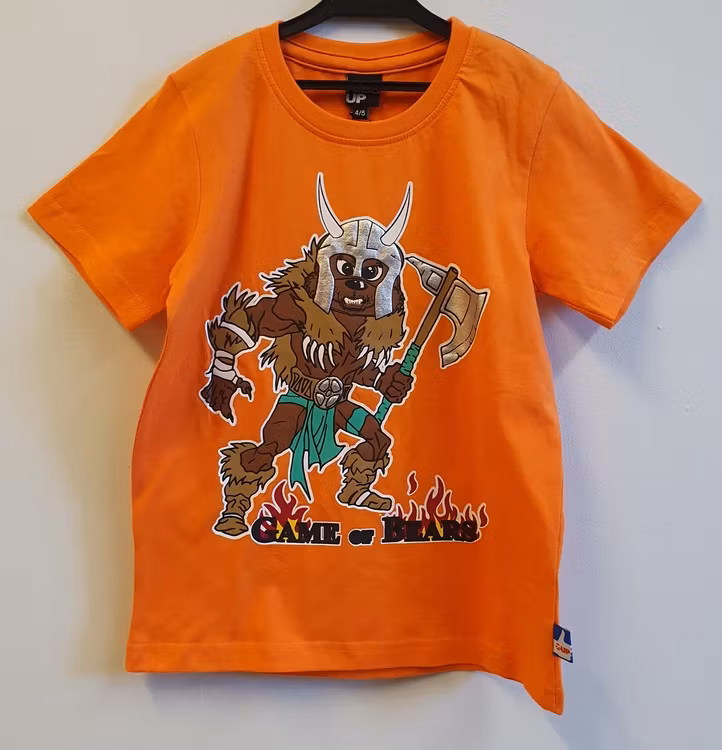 Orange t-shirt Krage-51 från Kids Up.