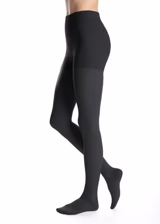 Strumpbyxor med stöd från Maxis Micro, svart Lårvidd < 83 cm
