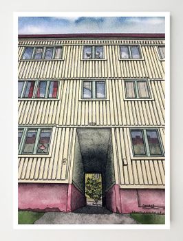 Söderlingsgatan 5 Konstkort