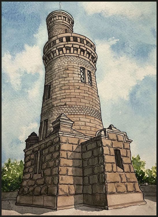 Vattentornet miniprint