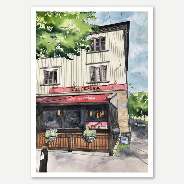 Blöta Lövet miniprint