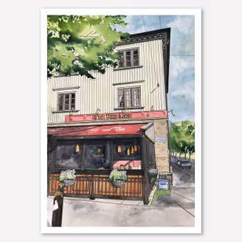 Blöta Lövet miniprint