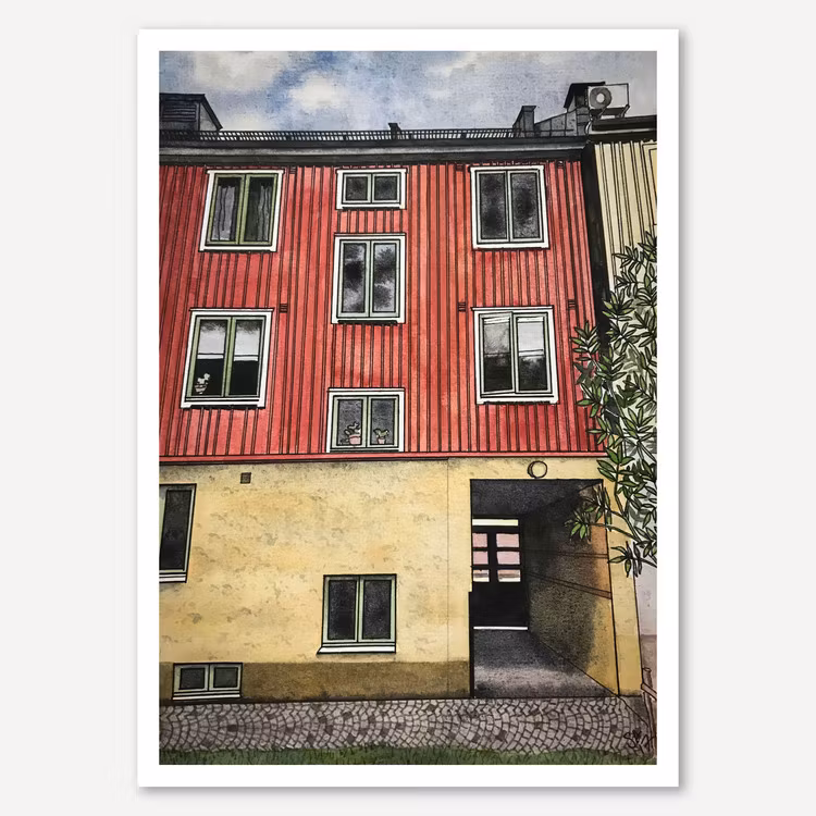 Svanebäcksgatan 47 Miniprint