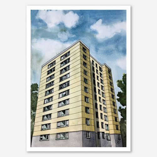 Höstvädersgatan miniprint