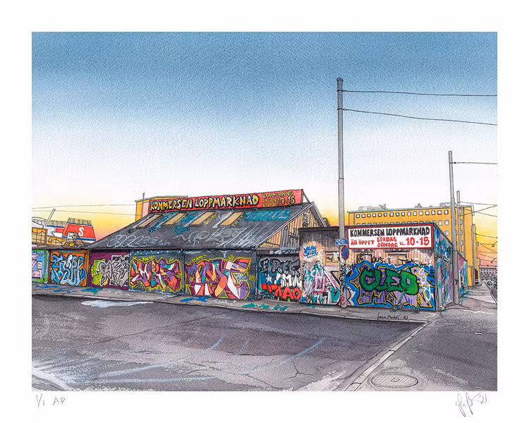 Kommersen - Fine Art Print