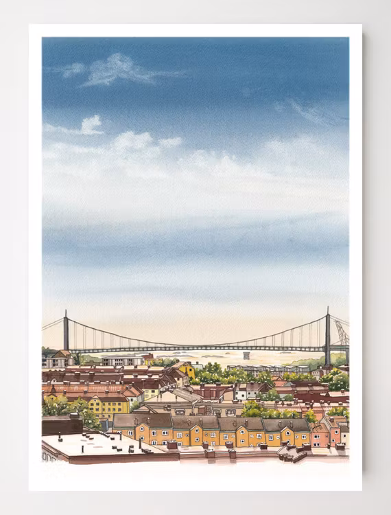 Älvsborgsbron Miniprint