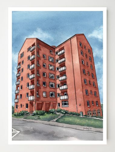 Raketgatan Konstkort