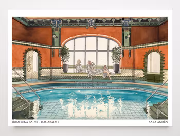 Romerska badet Miniprint