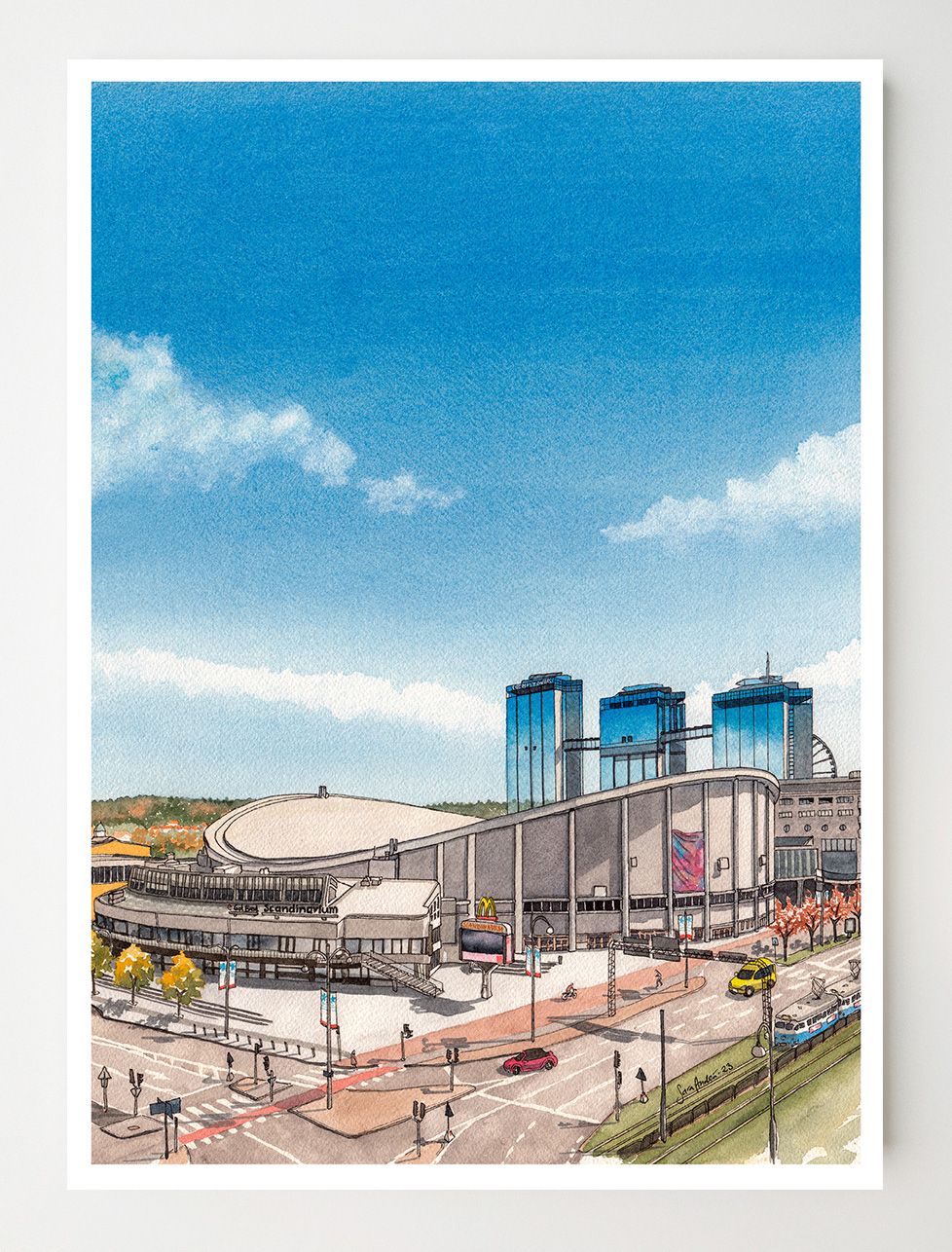 Scandinavium Konstkort