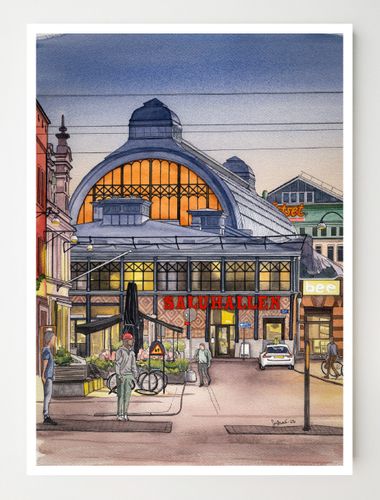 Saluhallen Konstkort