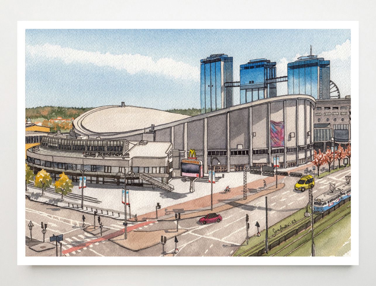 Scandinavium Liggande Miniprint