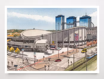 Scandinavium Liggande Miniprint