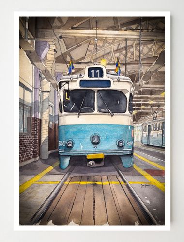 Vila i Vagnhallen Miniprint