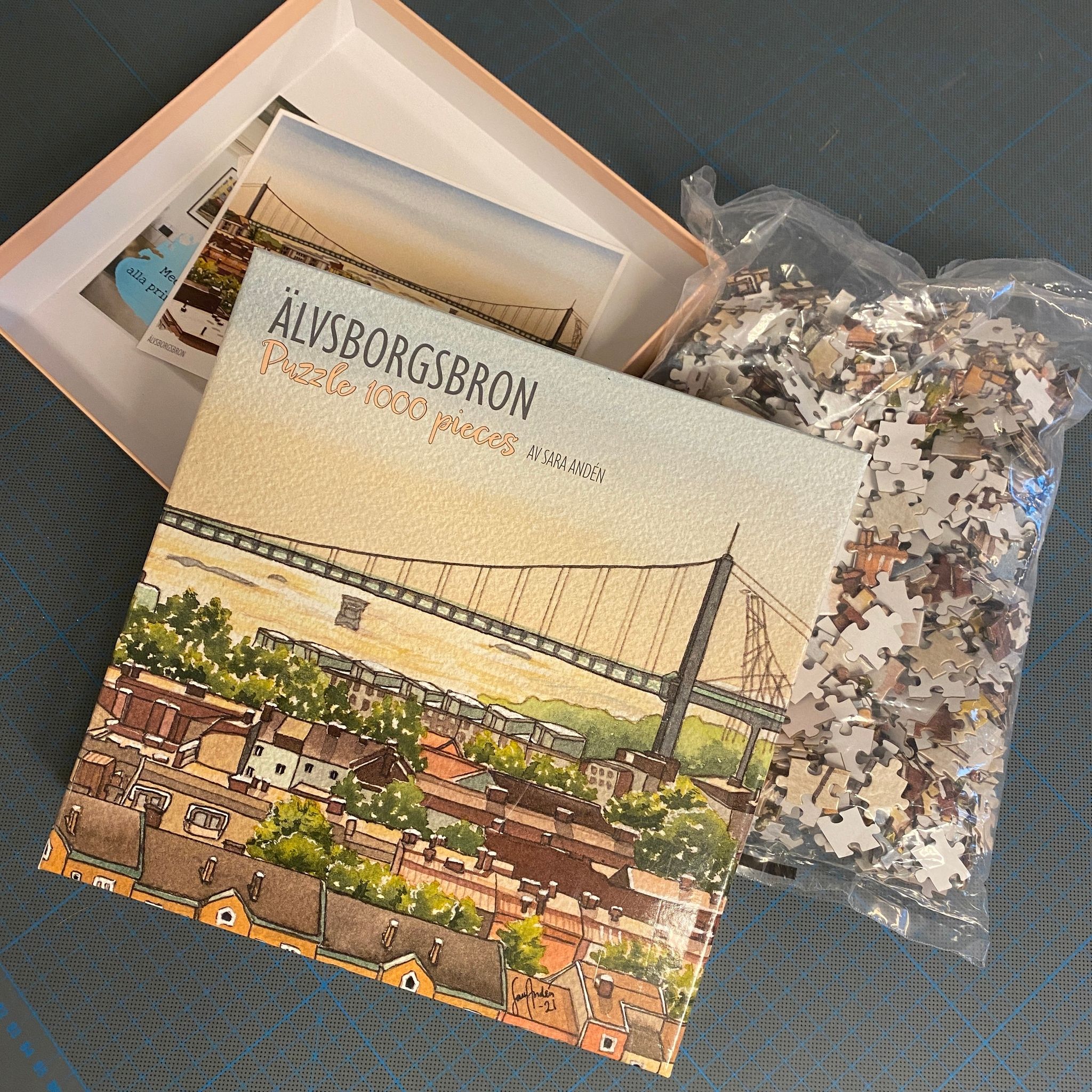 Pussel Älvsborgsbron - Andrasortering