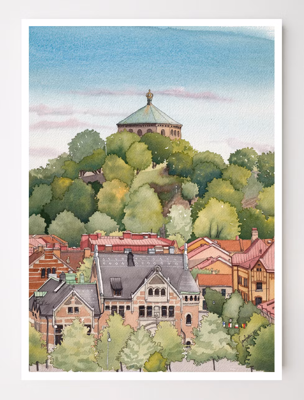 Risåsberget Konstkort