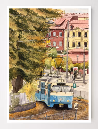 Redbergsplatsen Konstkort