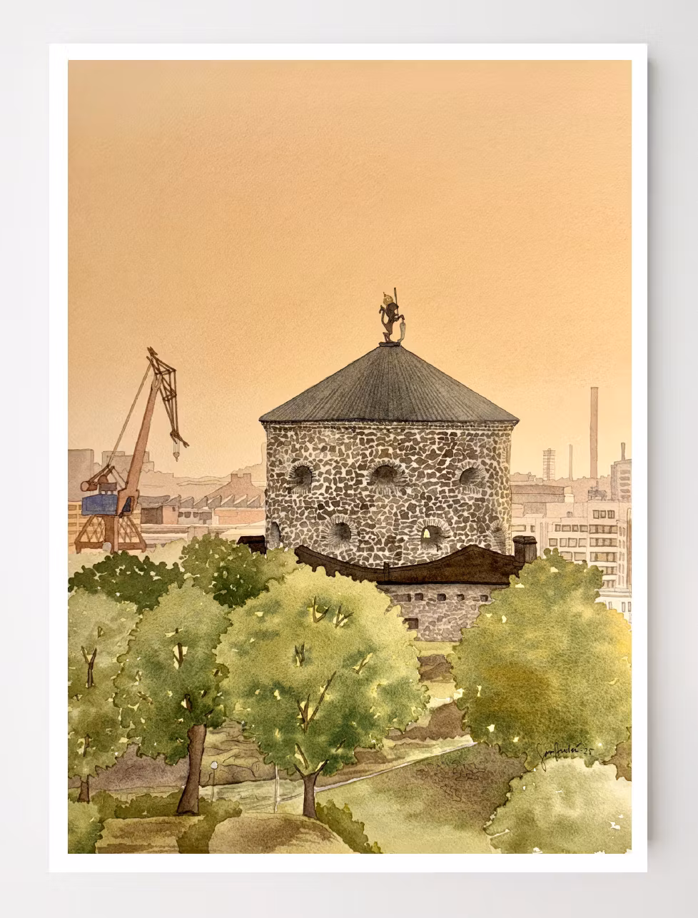 Skansen Lejonet Konstkort