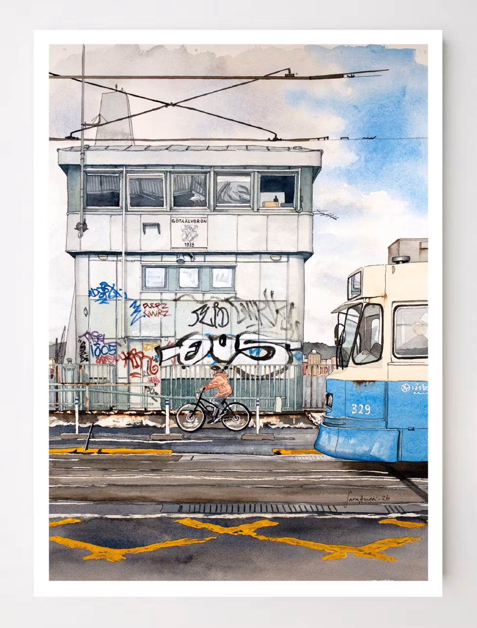 Götaälvbron Konstkort