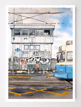 Götaälvbron Konstkort