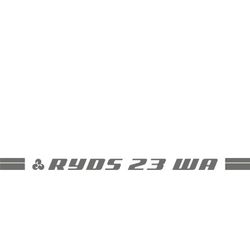 Vattenlinjetext 20-23 Grå