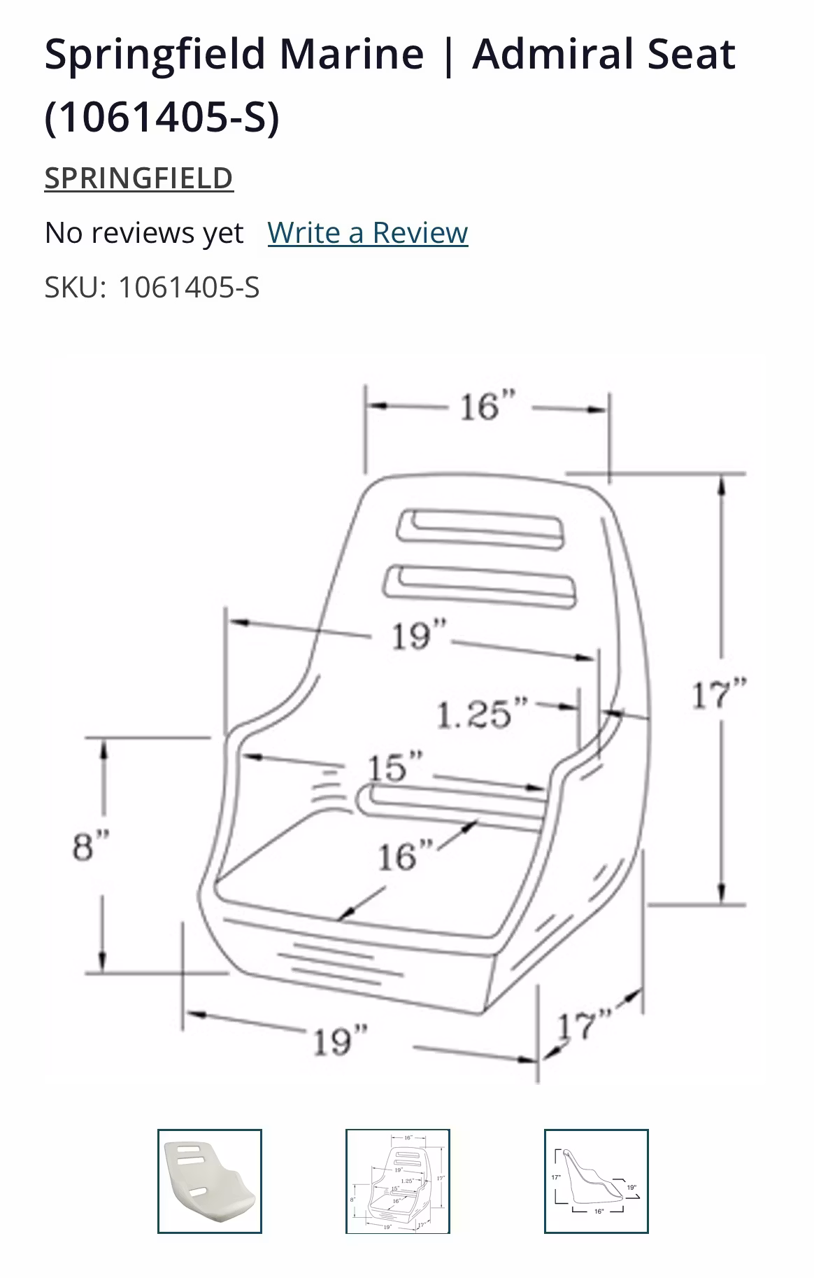 Plaststolar Admiral