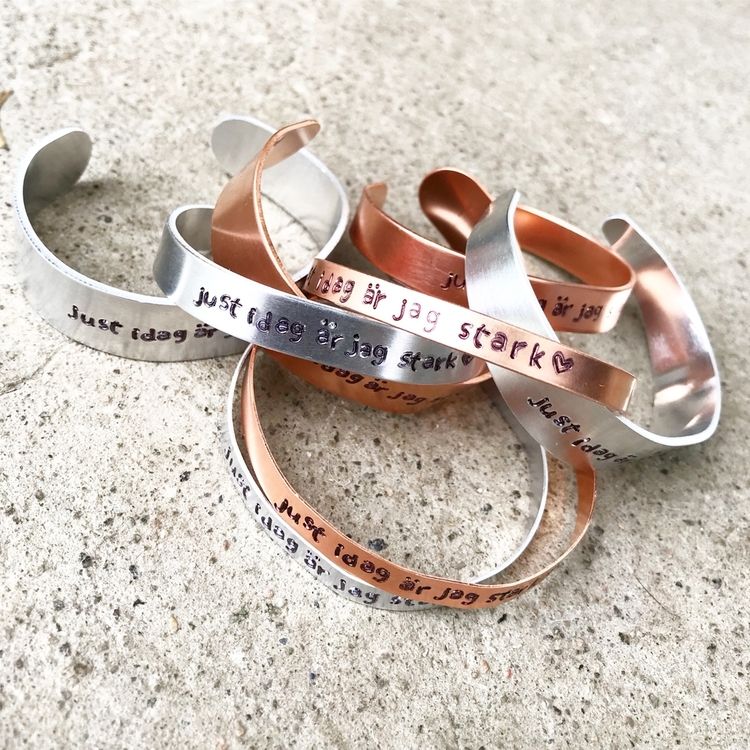 Aluminium/KopparArmband