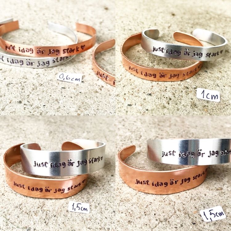 Aluminium/KopparArmband