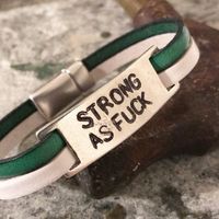 STRONG AS FUCK - smalt läder