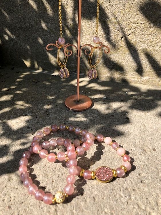 Rosa strass