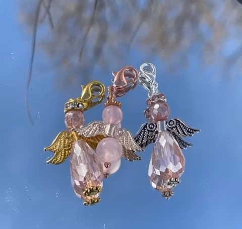 Mini silver SkyddsÄnglar