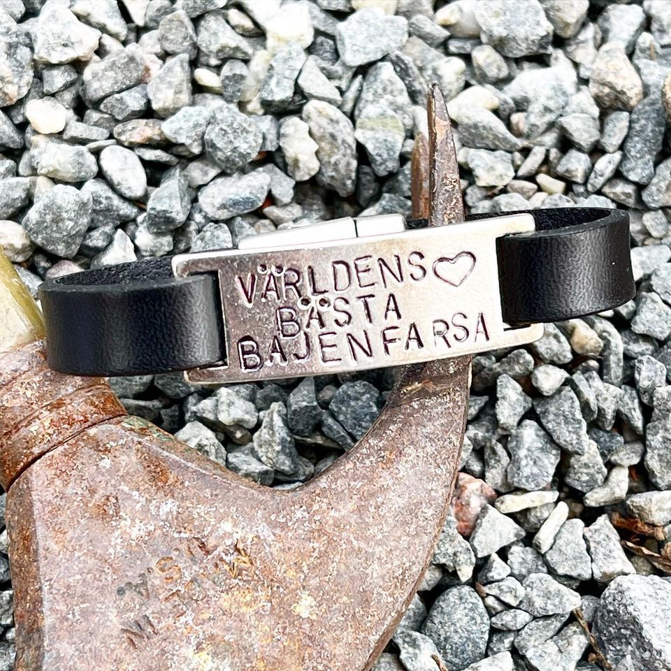 Världens Bästa Bajenfarsa armband inkl grattiskort