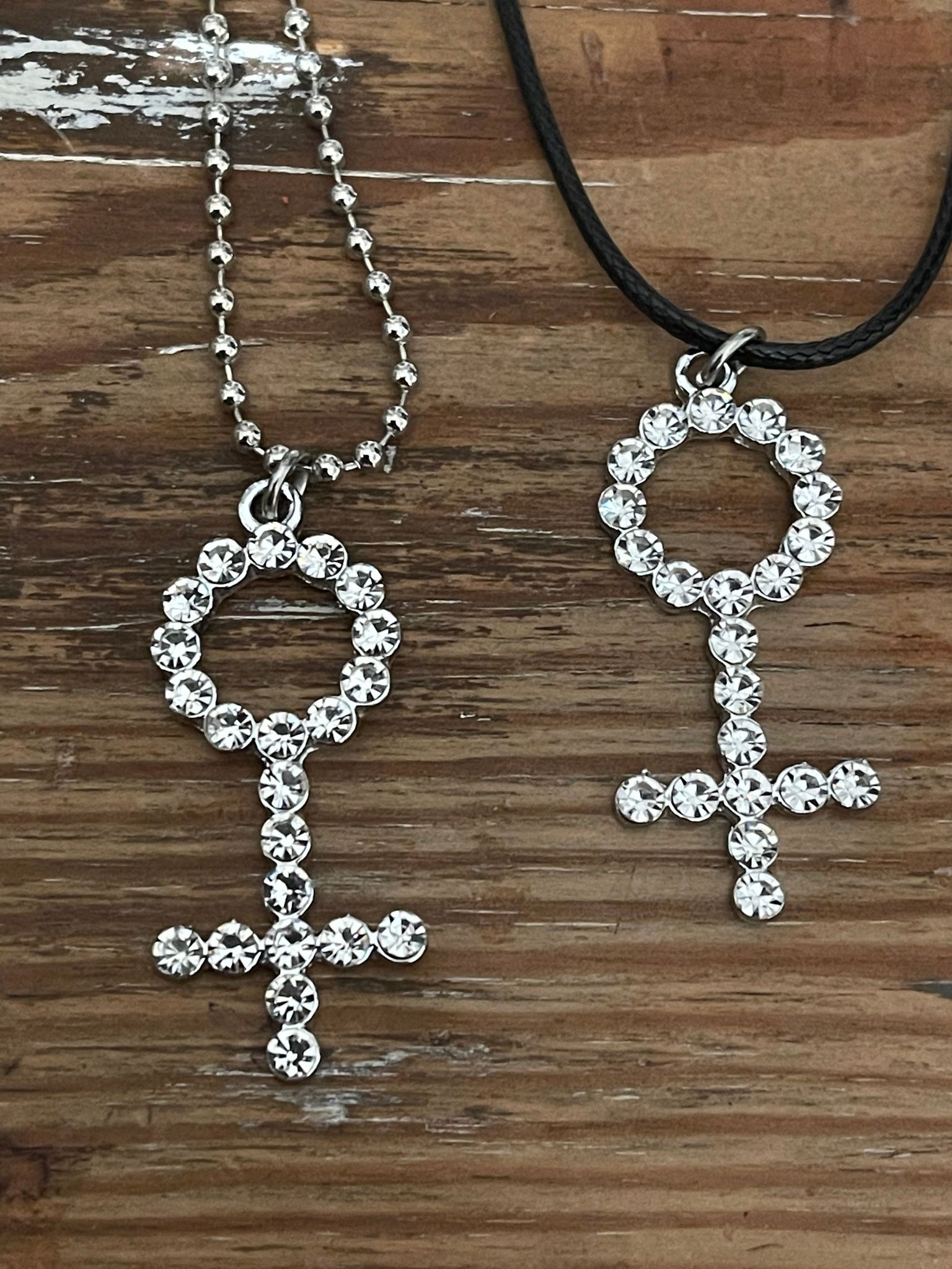 Kvinna glamour - halsband