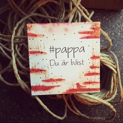 Kort  Pappa du är bäst